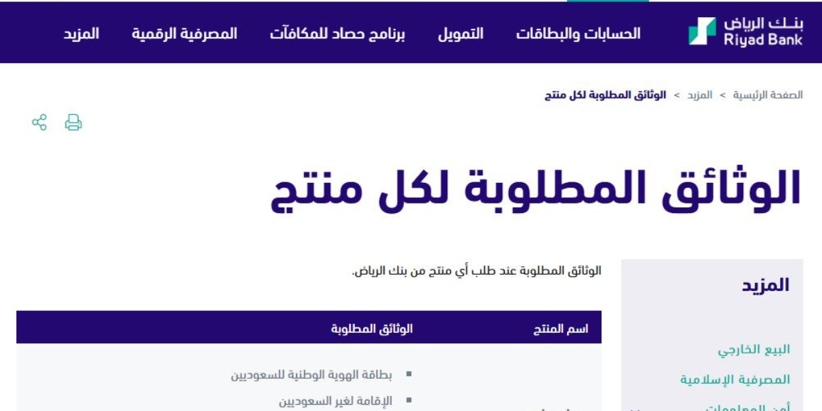 كيفية التقديم على تمويل بنك الرياض أون لاين