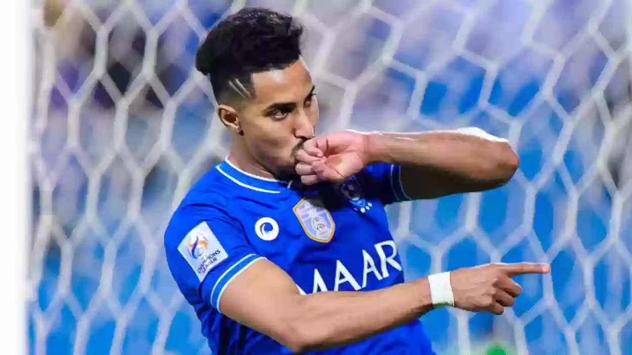 سالم الدوسري لاعب فريق الهلال