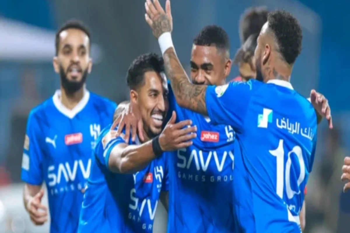 سالم الدوسري ونيمار جونيور ومالكوم ومحمد البريك - الهلال