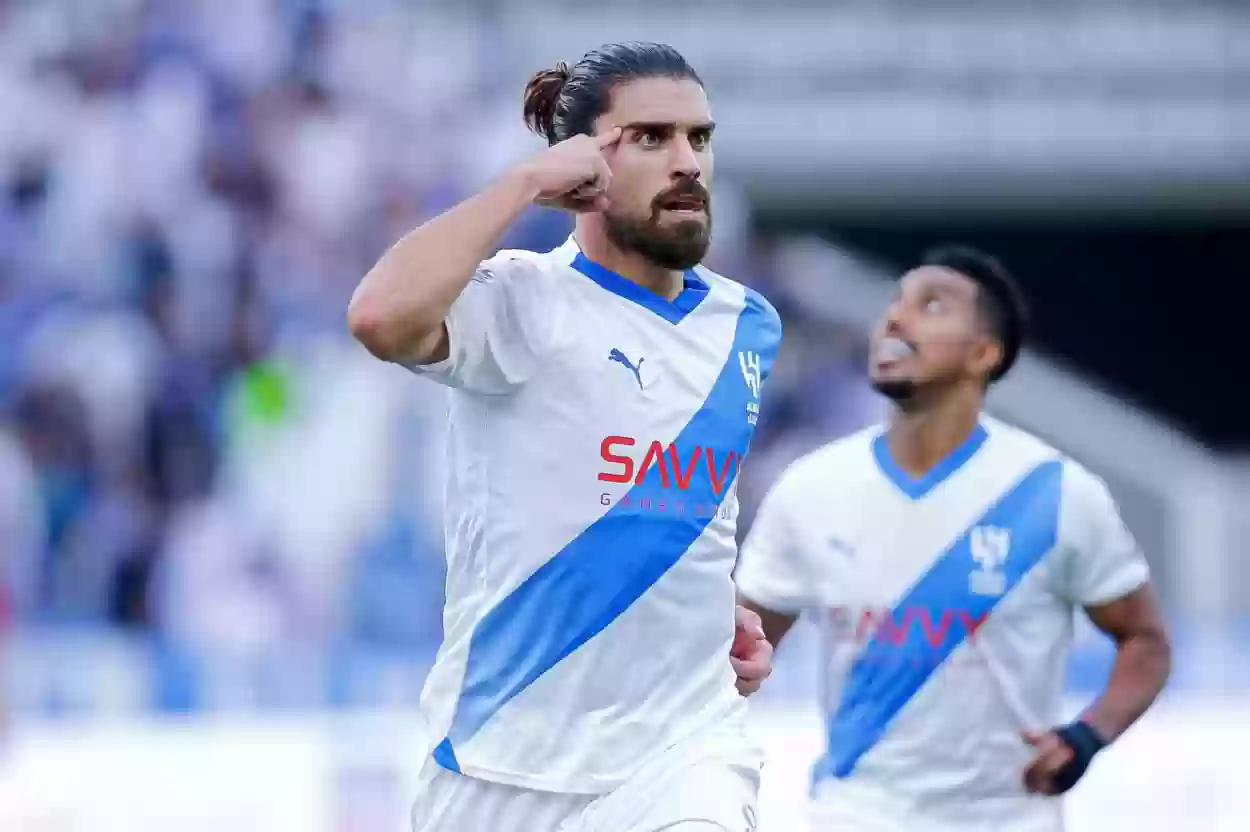 احتفال أبناء لاعب الهلال روبن نيفيز باليوم الوطني السعودي الـ 93