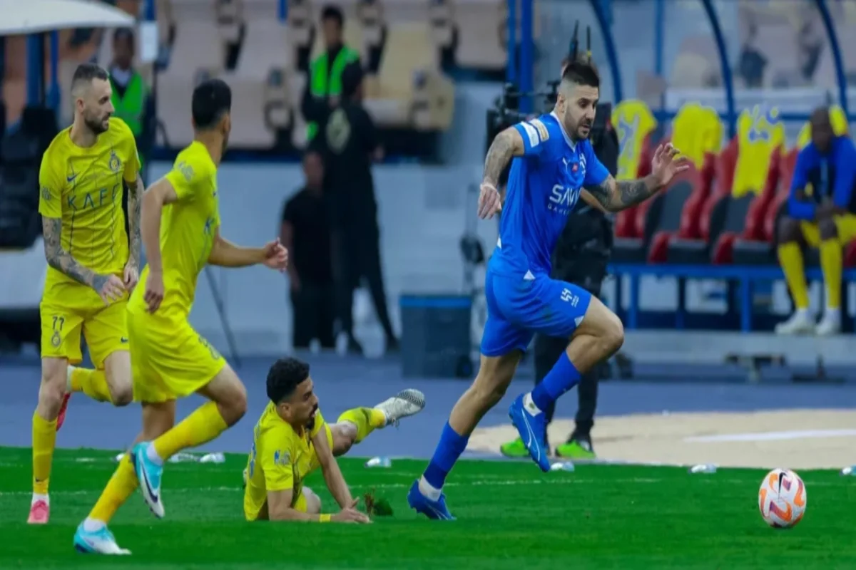 النصر والهلال في مواجهة سابقة 