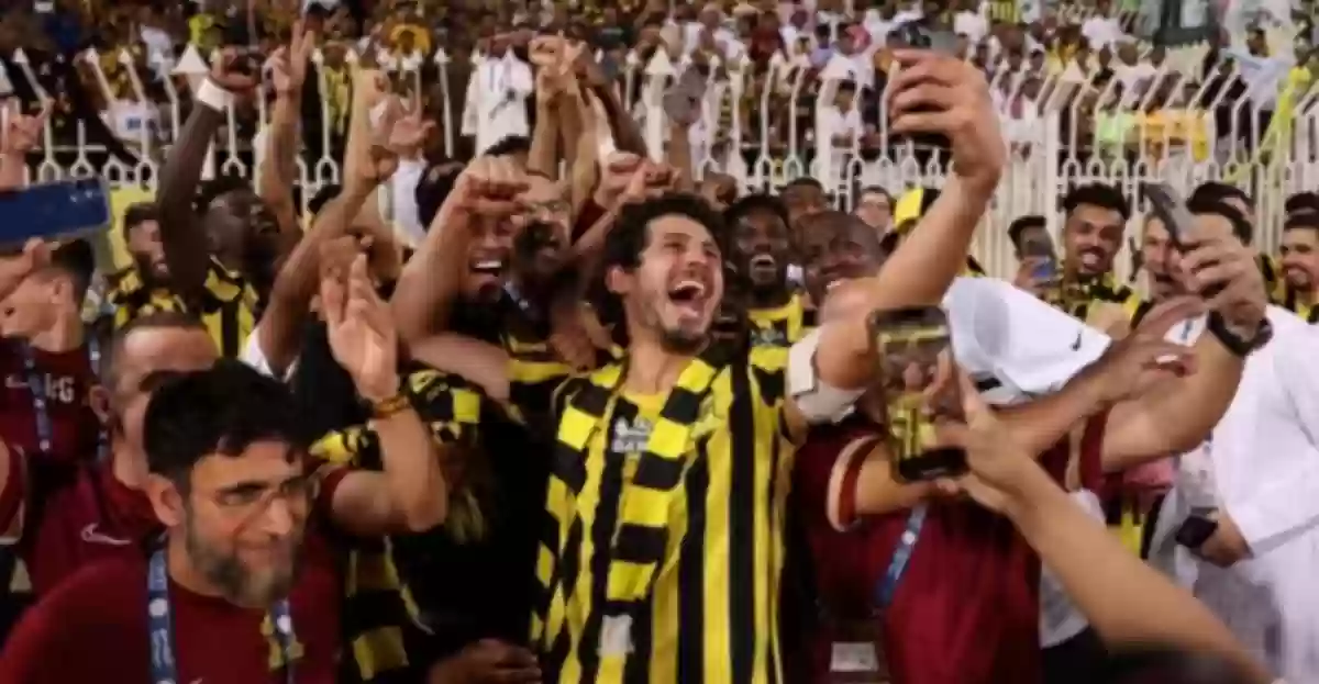 الاتحاد وفرحة التتويج 