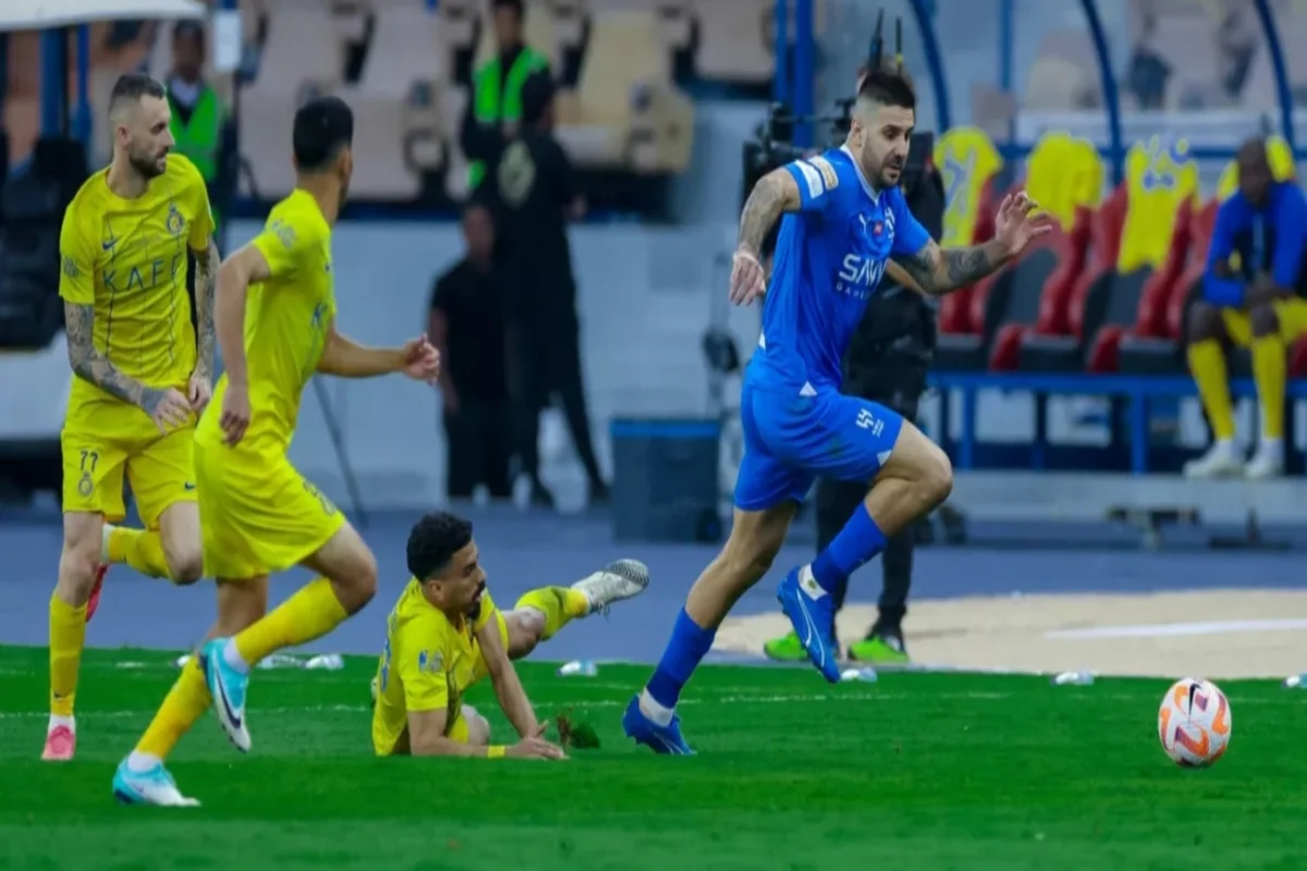 الهلال السعودي والنصر في  مواجهة سابقة 